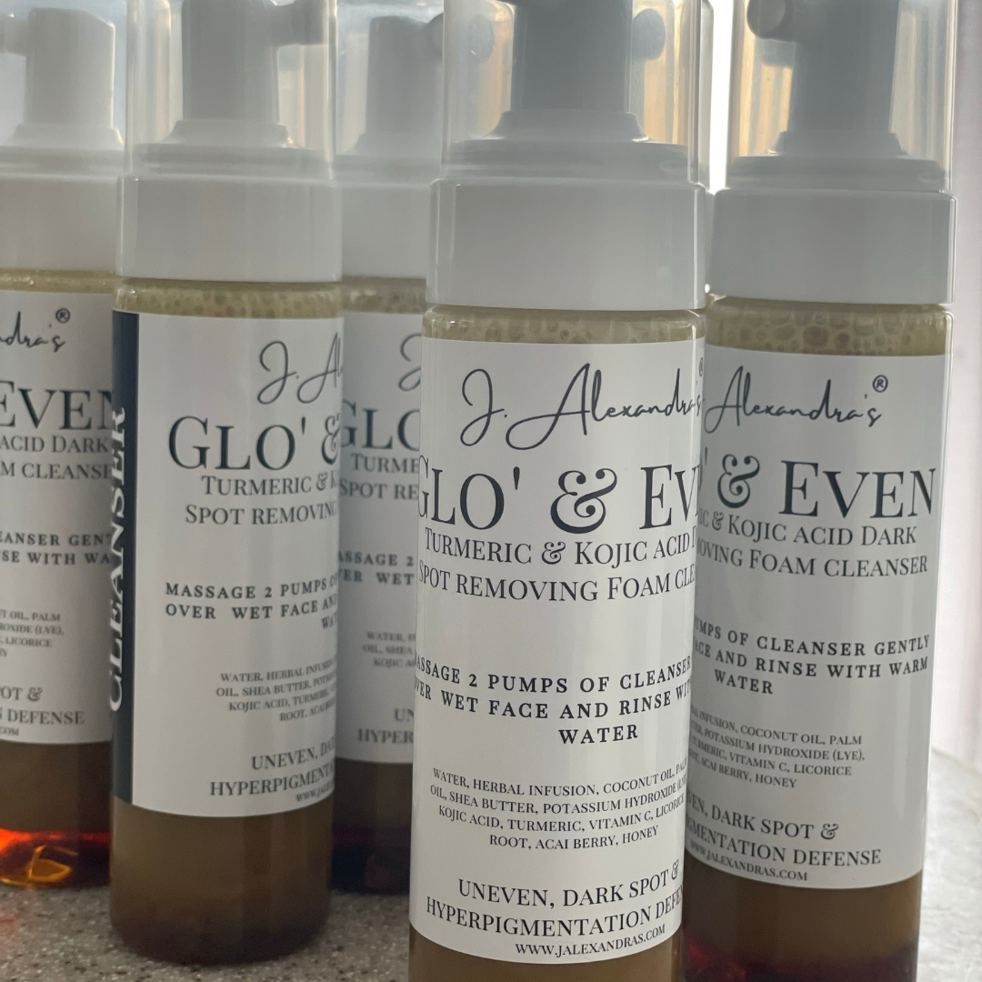 Glo' and Even Turmeric & Kojic Acid Dark Spot Removing Foam Wash