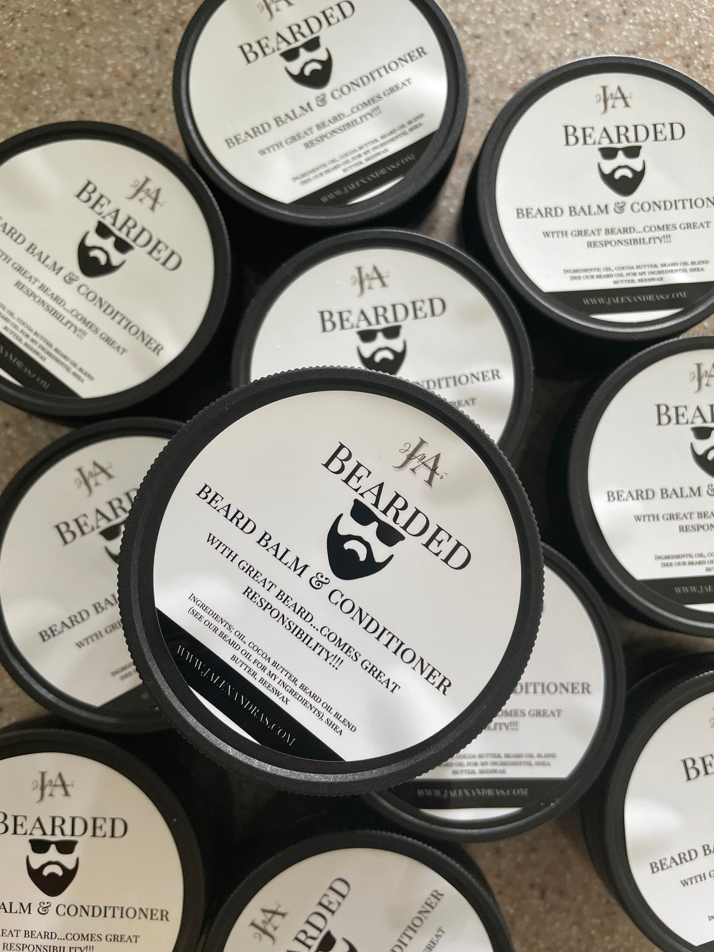 “Get Bearded” Beard Balm &Conditioner